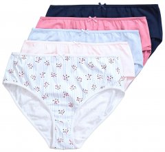 Ulla Popken 849098 Lillelised aluspüksid 5 tk Helesinine