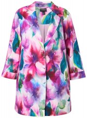 Ulla Popken 849728 Lilleline linasegust pintsak Valge