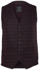 JP1880 851393 Ruuduline tweed-vest Veinipunane