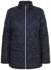 Ulla Popken 851777 Tepitud jope Must