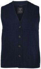 JP1880 851800 Kalasabamustriga tweed-vest Tumesinine