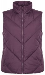 Ulla Popken 851833 Tepitud vest püstkraega Pruun