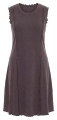 Ulla Popken 852190 Jersey-kleit Mahagonipruun