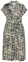 Ulla Popken 852257 Mustriline maksikleit Taupe