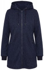 Ulla Popken 853577 Fliisjakk Tumesinine