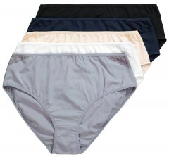Ulla Popken 853698 Pitsiga aluspüksid 5 tk Must
