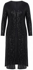 Ulla Popken 853770 Litritega jakk Must