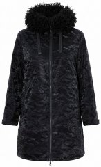 Ulla Popken 853831 Funktsionaalne mantel Must