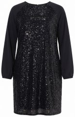 Ulla Popken 853871 Litritega kleit Must