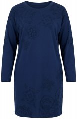Ulla Popken 853877 Lilleline dressikleit Tumesinine
