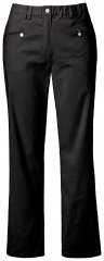 Ulla Popken 854987 Mugava vöökohaga soojad stretch-püksid Must