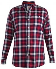 D555 Baltimore Checked Shirt Red