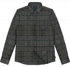 Double Outfitters FS-5230 Ruuduline särk Tumeroheline/Beež