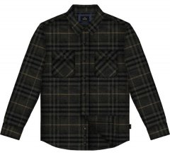 Double Outfitters GS-5233 Flanellsärk Must/Hall