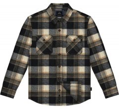 Double Outfitters GS-5233 Flanellsärk Tumesinine/Beež