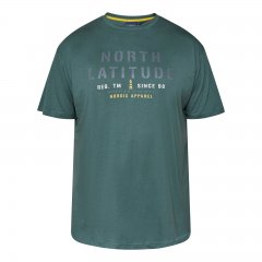 North Latitude T-Shirt Roheline/Khaki
