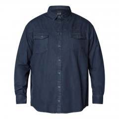 North Latitude Denim Shirt LS Sinine