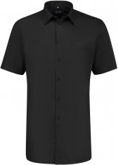 Adamo Warren Comfort Fit Short Sleeve Shirt Black