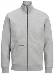 Jack & Jones JJAIDEN ZIP Sweater Grey