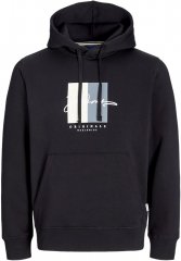 Jack & Jones Frederiksberg Box Script Hoodie Black