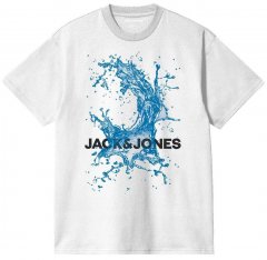 Jack & Jones JCOOCEAN SPLASH T-Shirt White