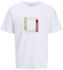 Jack & Jones Vira Branding Crew Neck T-Shirt Bright White