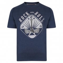 Kam Jeans 5349 Rock N Roll T-shirt Indigo