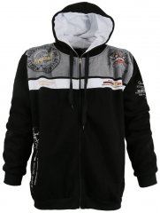 Lavecchia 2022 Printed Zipper Hoodie Black