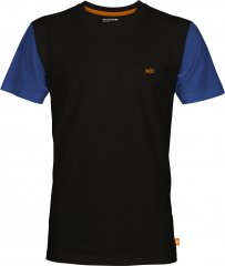 Motley Denim Vigo Colored Short Sleeve T-Shirt Black/Royal Blue