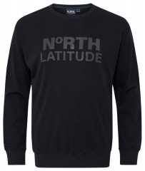 North Latitude 53123 Logoga pusa Must