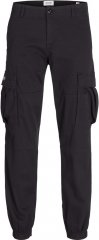 Jack & Jones Jonnie Cuffed Cargo Pants Black