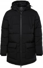 JP1880 840380 Parka tepitud voodriga Must