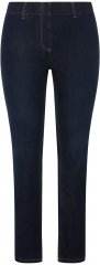 Ulla Popken Denim Look All Elastic Pocket Sienna Jeggings Dark Blue Denim