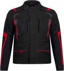 JP1880 Sporty Touring Motorcycle Jacket Black & Red