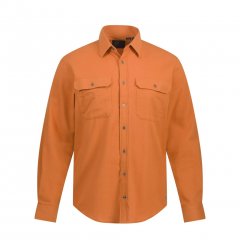 JP1880 Shirt Flannel Long Sleeve Orange TALL