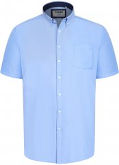 D555 James Lühikeste Varrukatega Oxford-Särk TALL Taevasinine