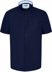 D555 James Lühikeste Varrukatega Oxford-Särk TALL Tumesinine