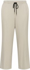 Kaffe Curve Sirana Pants Beige Melange/Black Stripe