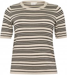 Kaffe Curve Lizzy Triibuline kampsun Beež/Must triibuline