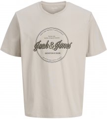 Jack & Jones Dover Denim O-Neck T-Shirt Moonbeam Grey