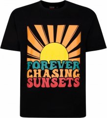 Espionage T421 Chasing Sunset Printed T-Shirt 