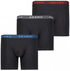 Adamo Jerry Maxi Boxers 703 Black 3-pack