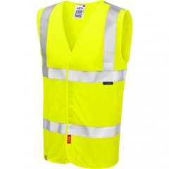 Leo Milford Ecoviz Lfs Waistcoat Hi-Vis Yellow