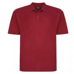 Espionage P074C Lühikeste Varrukatega Polo Veinipunane