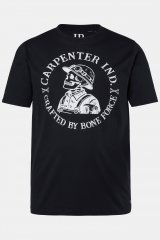 JP1880 T-Shirt Chest Print Bone Force Black