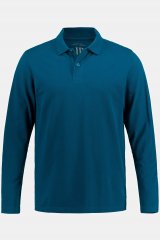 JP1880 Polo Shirt Long Sleeve Pique Blue