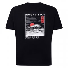 Espionage T422 Mount Fuji Trükiga T-särk Meresinine