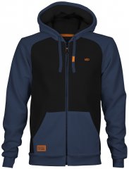 Motley Denim Tallinn Hoodie Black/Dark Indigo