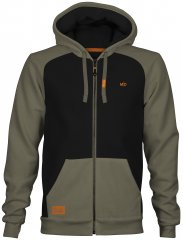 Motley Denim Tallinn Hoodie Black/Dark Khaki