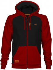 Motley Denim Tallinn Hoodie Black/Red
